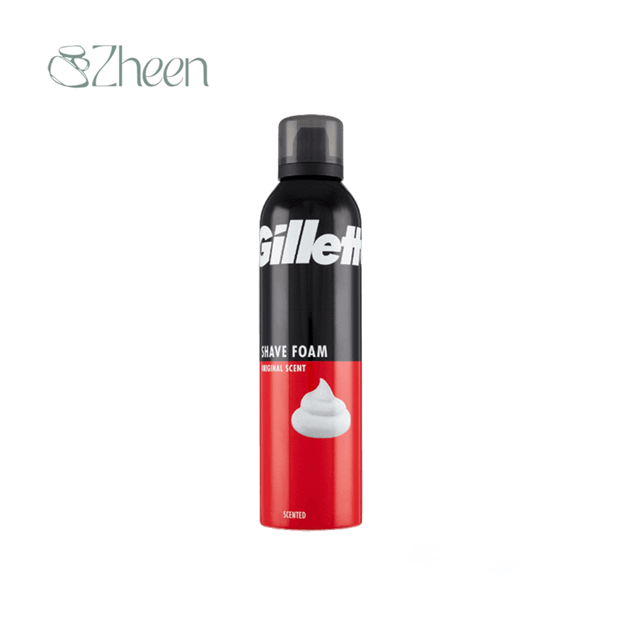 فوم اصلاح ژیلت مدل Original Scent حجم 200 میلی لیتر